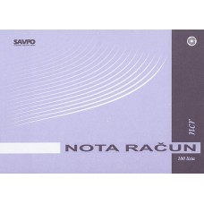 Nota račun A6